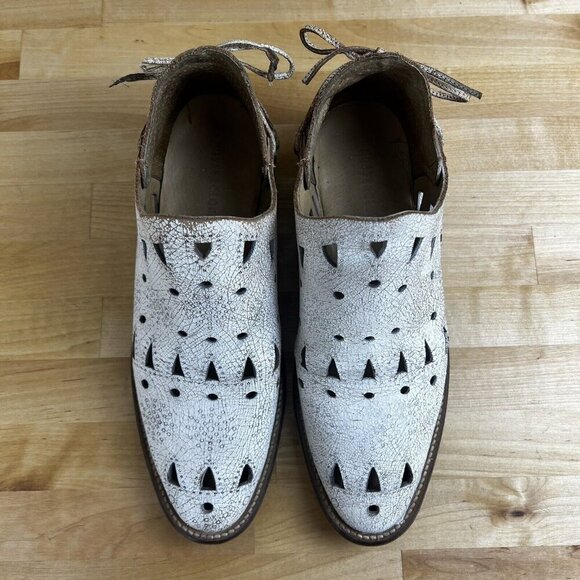 Musse & Cloud Anisse Western Boots Ankle Bootie Boho Festival Leather Size 8 - Picture 2 of 11